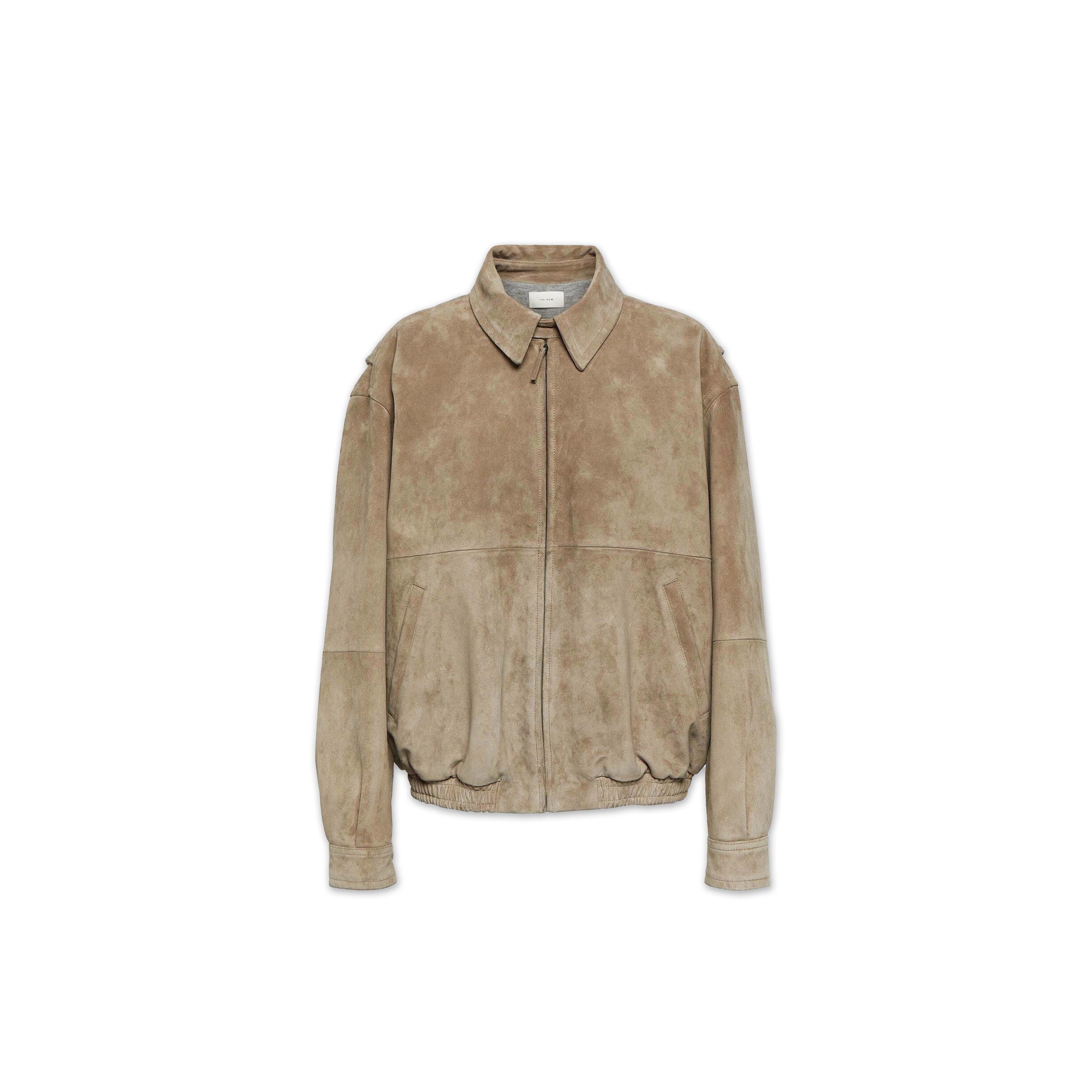 THE ROW RONAN SUEDE BOMBER JACKET
